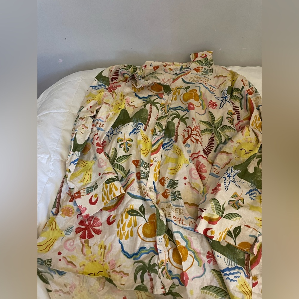 Calypso St. Barth Multicolor Floral Button Down Shirt